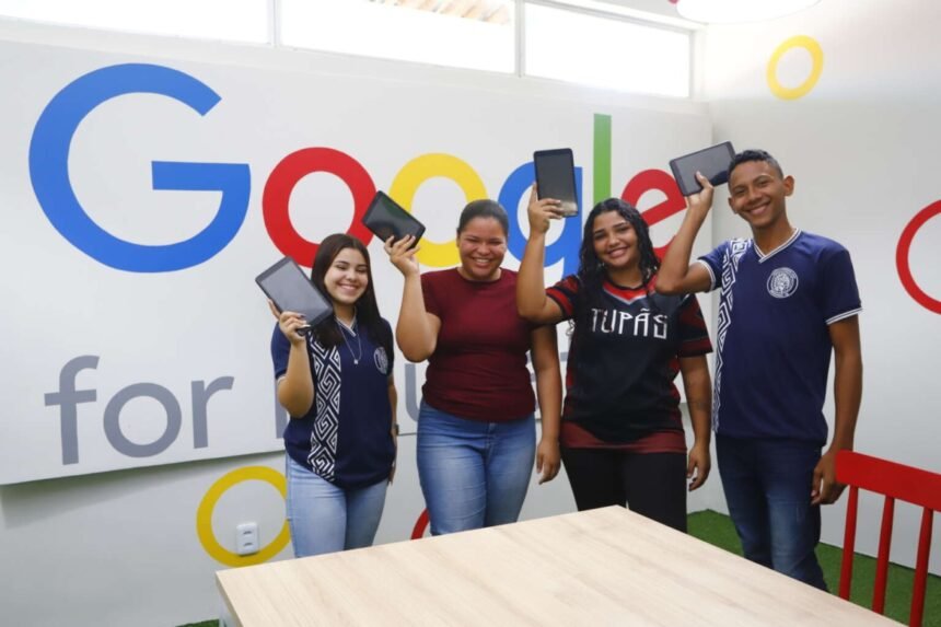 escola indígena ganha sala Google